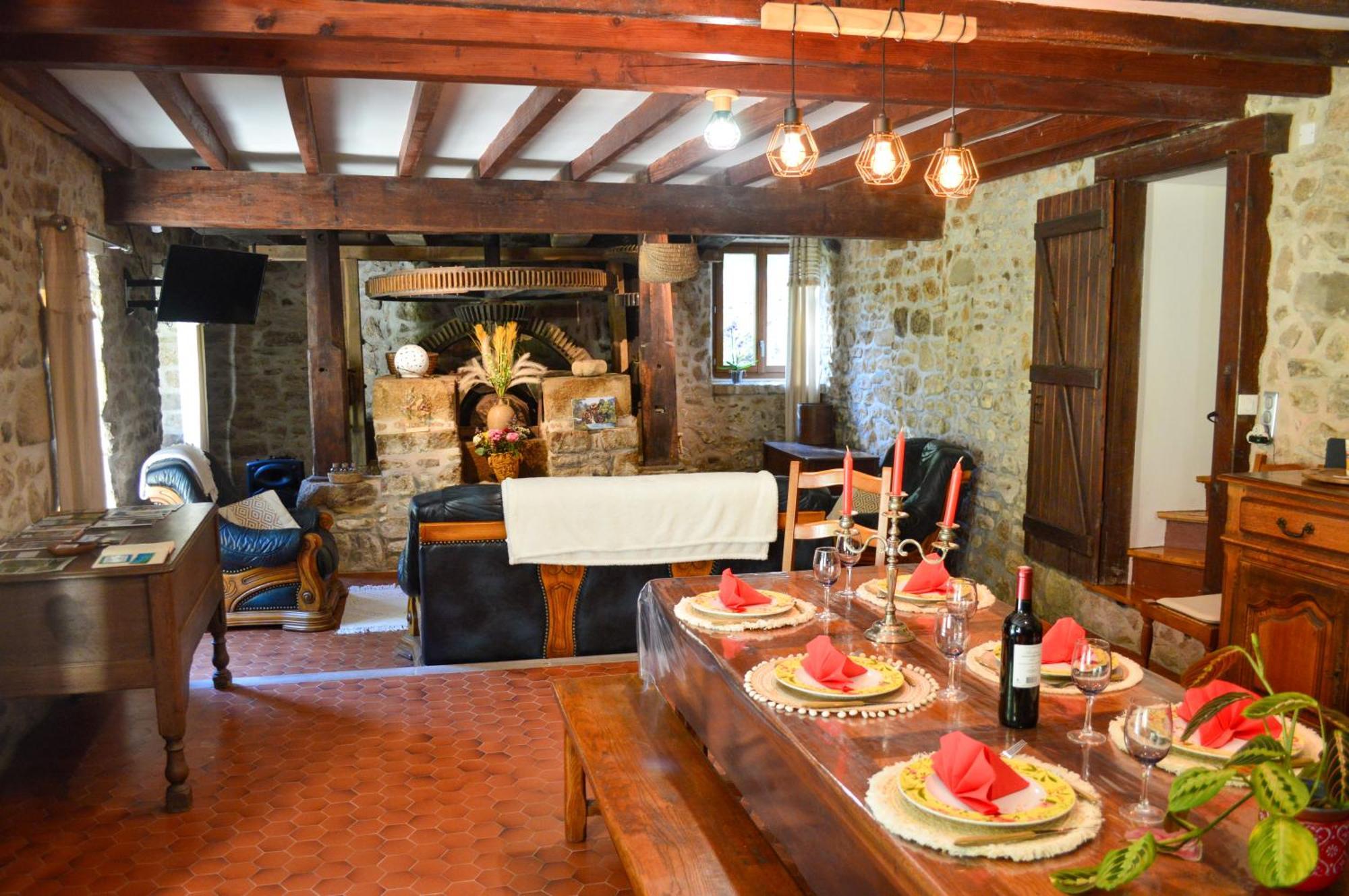Authentique Moulin Tout Inclus-Moulin De Lavaugarde Thauron Buitenkant foto